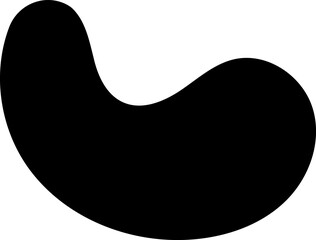 Pattern spot shape. Random ink blob geometric round pattern. Vector