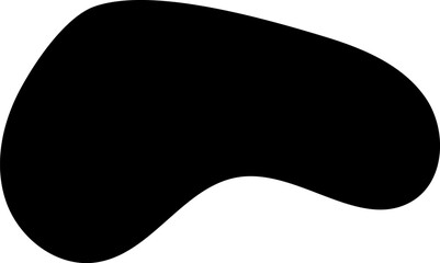 Pattern spot shape. Random ink blob geometric round pattern. Vector