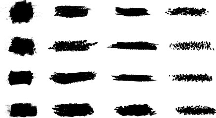 Highlighter line black marker strokes lines vector. Grunge freehand watercolor ink pencil marks. Black watercolor hand drawn highlight set. Marker pen highlight strokes. Black marker brush lines. 