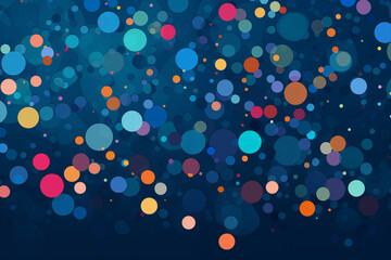 abstract dark blue background with circles