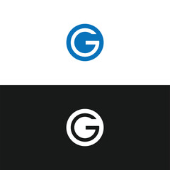 OG logo. O G design. White OG letter. OG, O G letter logo design. Initial letter OG linked circle uppercase monogram logo. O G letter logo vector design.	
