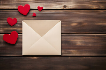 envelope with heart. 