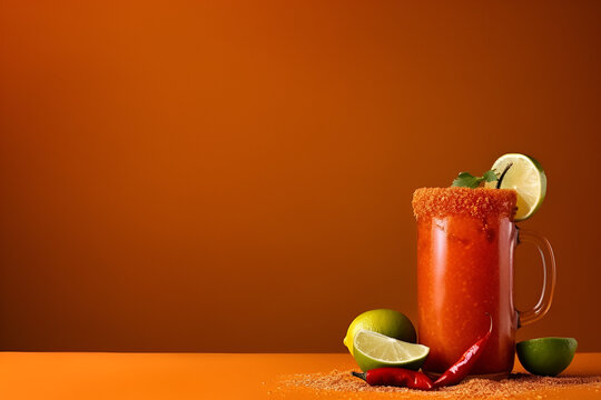 Michelada Picante con Chile y Lima

