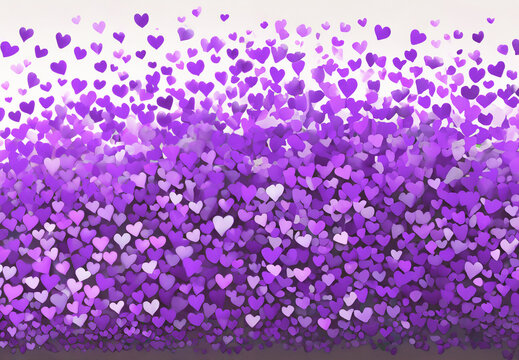 ハート　紫　バレンタイン　母の日　結婚式　背景