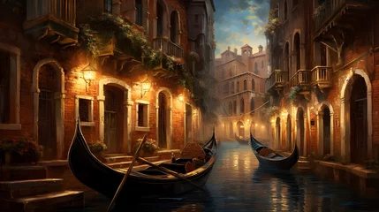 Outdoor-Kissen Venice in the evening © 1_0r3
