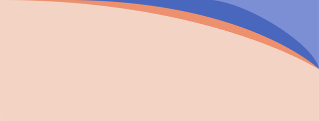 Minimalist soft colors wallpaper using blue and peach tone.