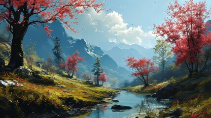 spring landscape