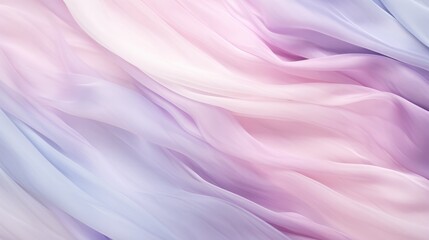 Flowing silk texture in soft pastel hues.