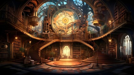 Obraz premium galactic hall