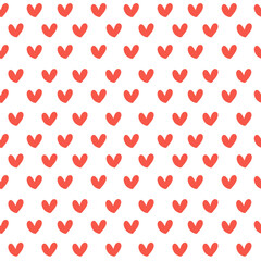 Valentine heart shape pattern seamless transparent background