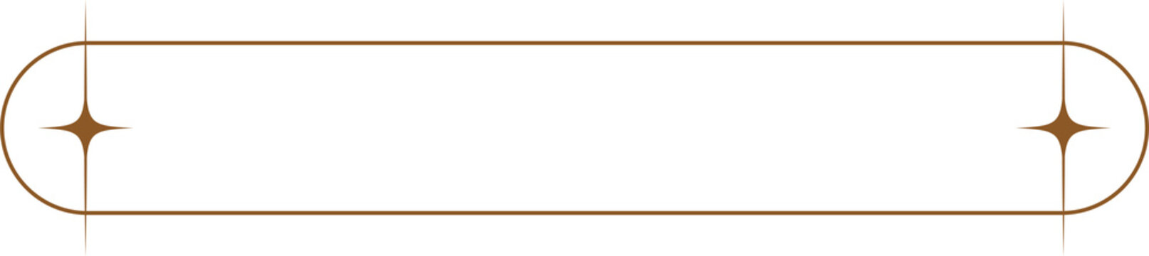 Aesthetic frame and shape with stars. Minimal y2k outline graphic design with sparkles. Abstract minimalistic rectangle border. Trendy boho geometric template