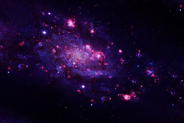 Bright cosmic nebula. Elements of this image furnished by NASA