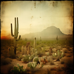 Ethereal 19th Century Ambrotype Photography: Desert Landscape