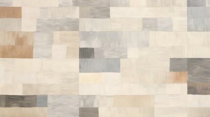 Modern Neutral Tile Mosaic: Perfect for Stylish Architectural Elements, Contemporary Web Graphics, and Sophisticated Interior Design Features