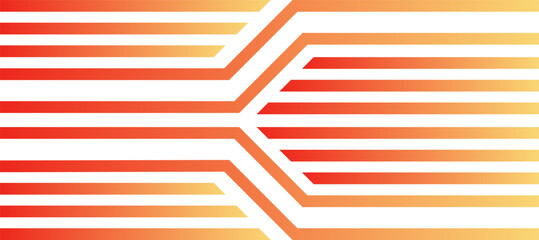abstract futuristic stripes orange gradient background