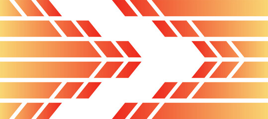 abstract techno chevron speed orange gradient background