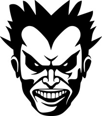 Clown - High Quality Vector Logo - Vector illustration ideal for T-shirt graphic