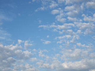 cloudy blue sky with moon background