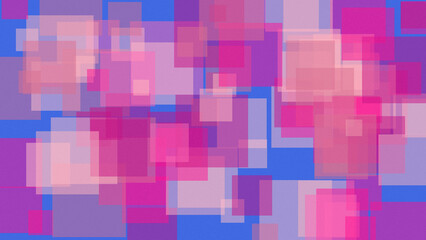 texturized pink shapes over royal blue background