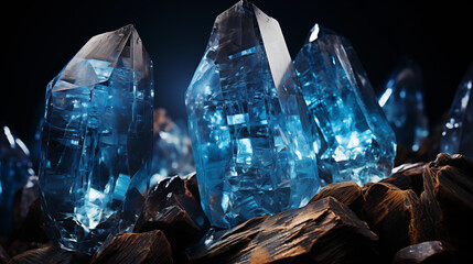 crystal clear blue crystal