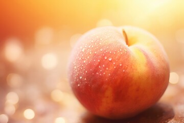 Peachy Dream: A ripe peach.