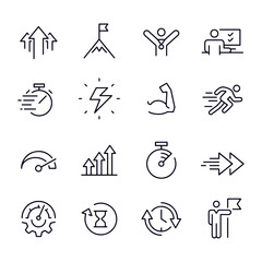 Performance Icons vector design