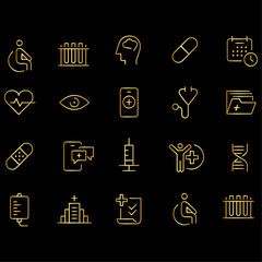  Medical Icons vector design