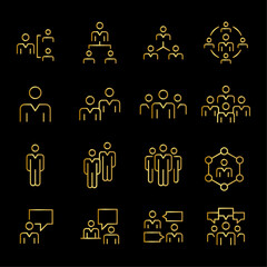  People Icons vector design