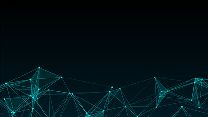 Global network connections. Abstract vector neural networks cyberspace. Futuristic grid artificial intelligence. Technology cyber dynamic.