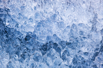 abstract natural ice shape background