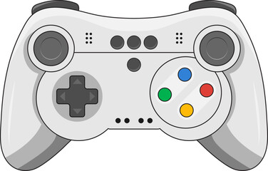 Gamepad, Game Console, joystick, Game Controller Vector Flat Style