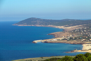 Fototapeta na wymiar Sidi Mechreg, the fortified city and port in Bizerte, Tunisia