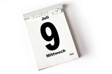 9 . Juli 2025