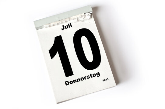 10 . Juli 2025
