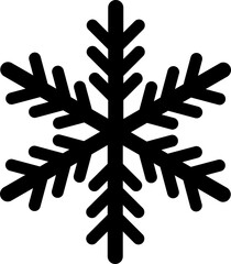 Christmas Snowflake Icon Illustration