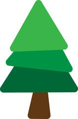 green christmas tree