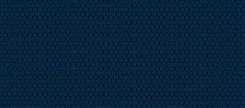 Blue futuristic hexagon abstract background