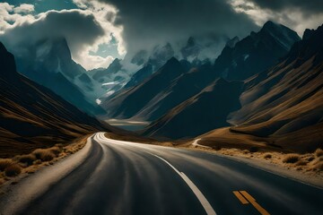 Road in Mountains