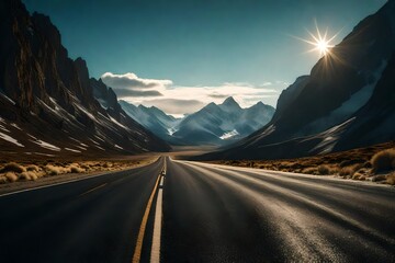 Road in Mountains