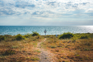 path leading to the beach