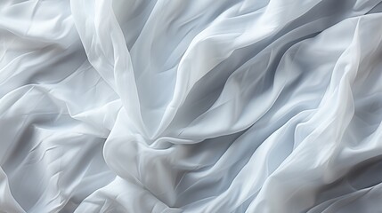 Obraz premium A delicate canvas of pure white, woven with threads of endless possibilities, beckons to be adorned with personal expression