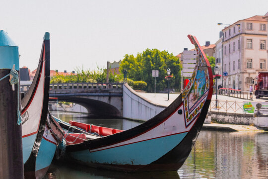 Boat in ria in Aveiro - Portugal