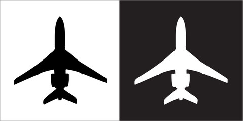 Illustration vector graphics of aircraft identification icon