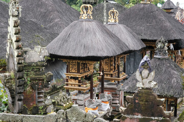 Architectural detail of one of the Besakih temples. Bali, Indonesia.