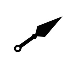 Japanesse Throwing Knife Kunai Vector