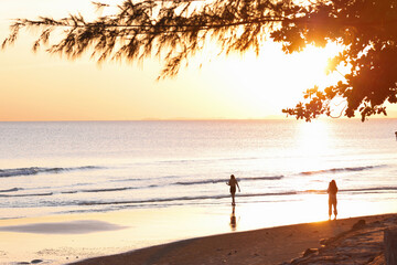 Beach in the sea, Laem Mae Phim Bay