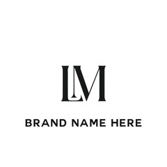 LM logo. L M design. White LM letter. LM, L M letter logo design. Initial letter LM linked circle uppercase monogram logo. L M letter logo vector design.	
