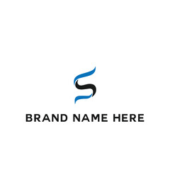 Fototapeta premium S letter logo, Letter, S logo, S letter icon Design with black background. Luxury S letter