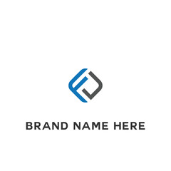 UF logo. U F design. White UF letter. UF, U F letter logo design. Initial letter UF linked circle uppercase monogram logo. U F letter logo vector design.	
