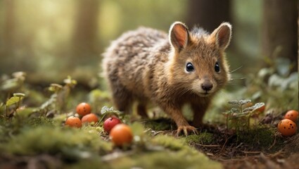 Obraz premium forest with sunlight